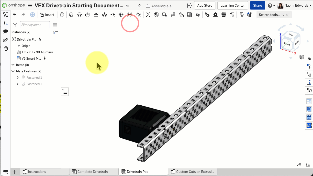 Insert second C-Channel