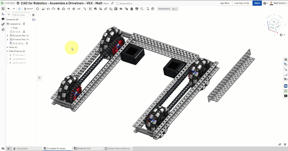 Attach aluminum angle