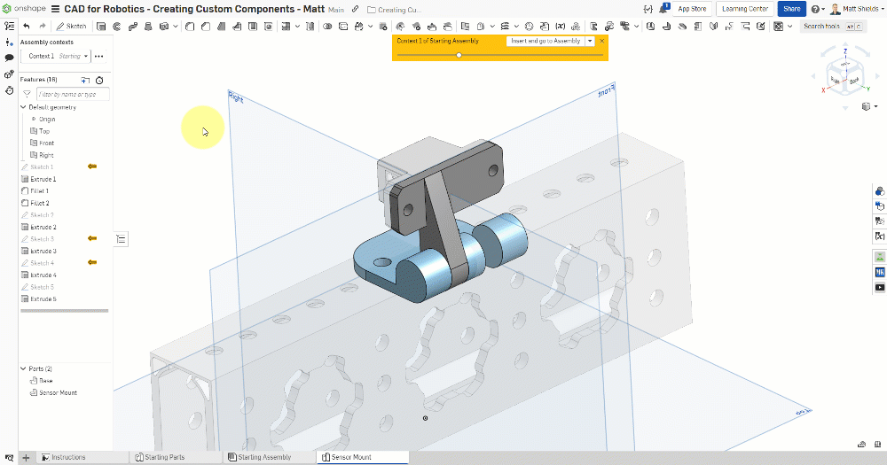 Mirror support structure