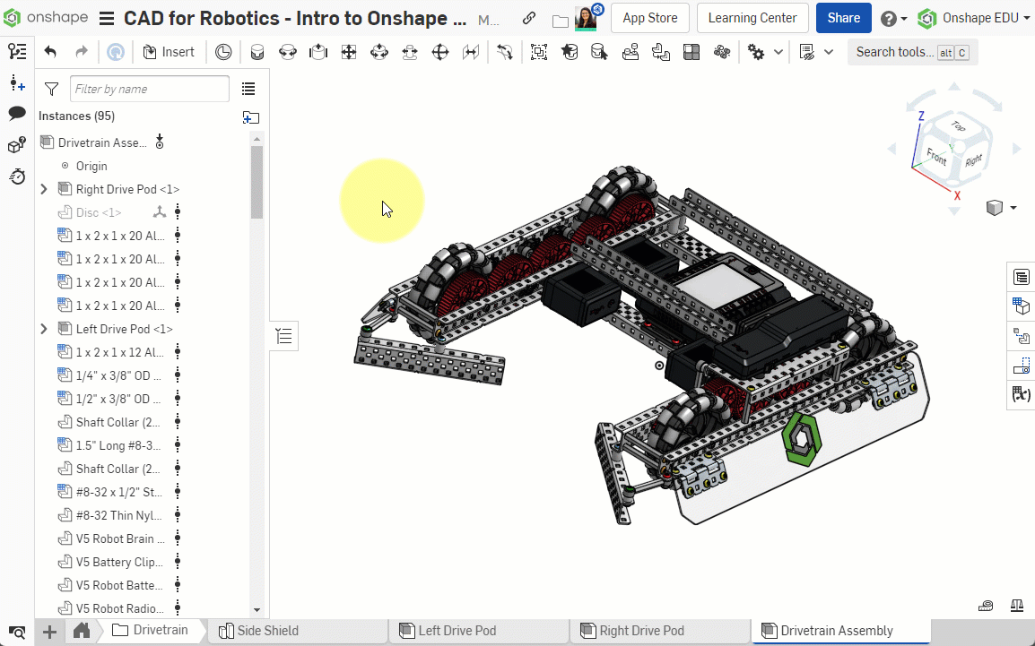 Show mates mode animation