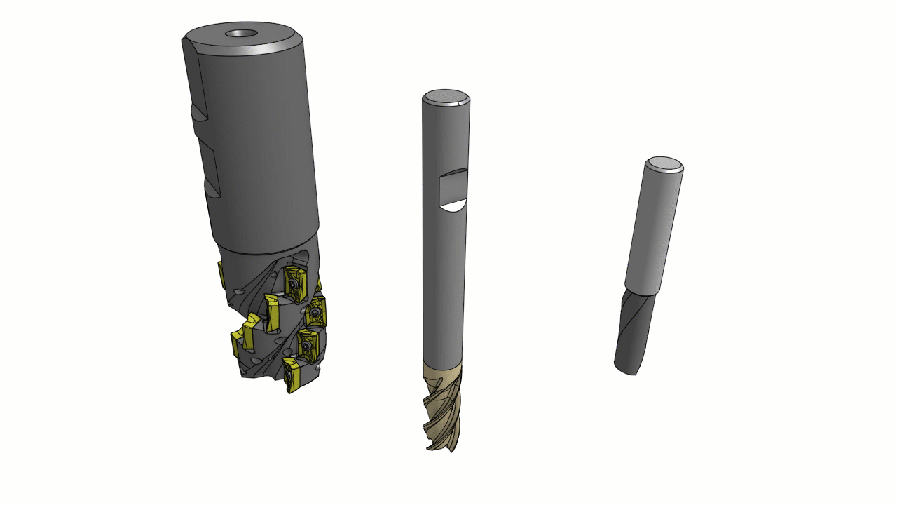 Various CNC endmills