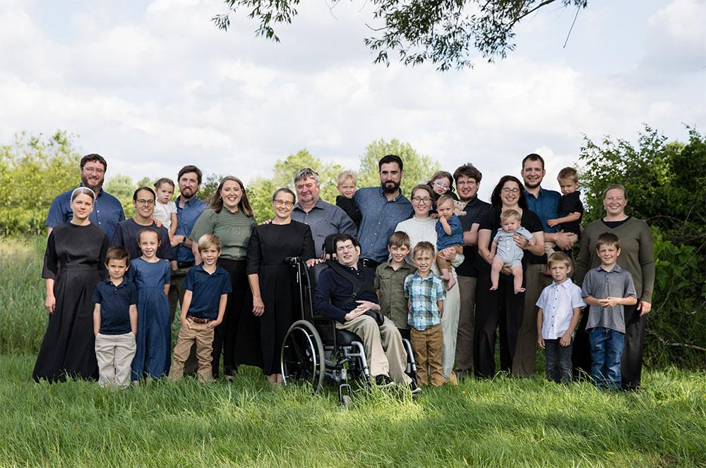 the Norden team with their families