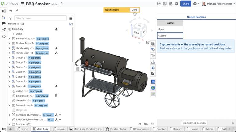 Reusing Named Positions - Onshape