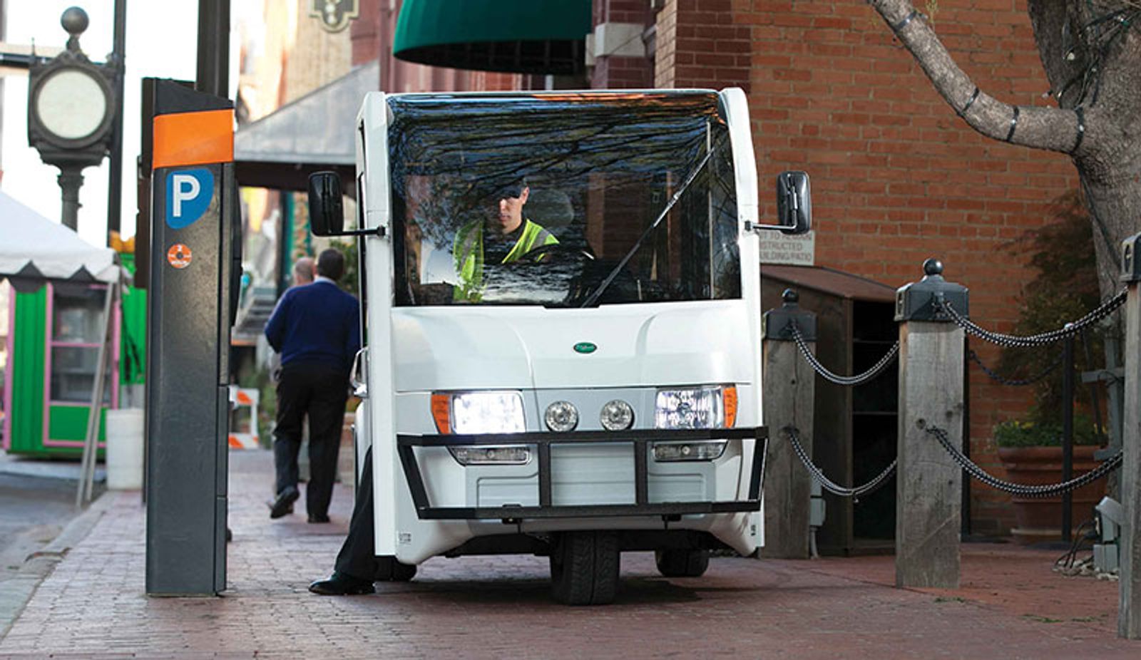 the Firefly at a parking meter