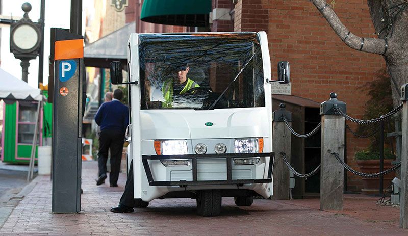 the Firefly at a parking meter