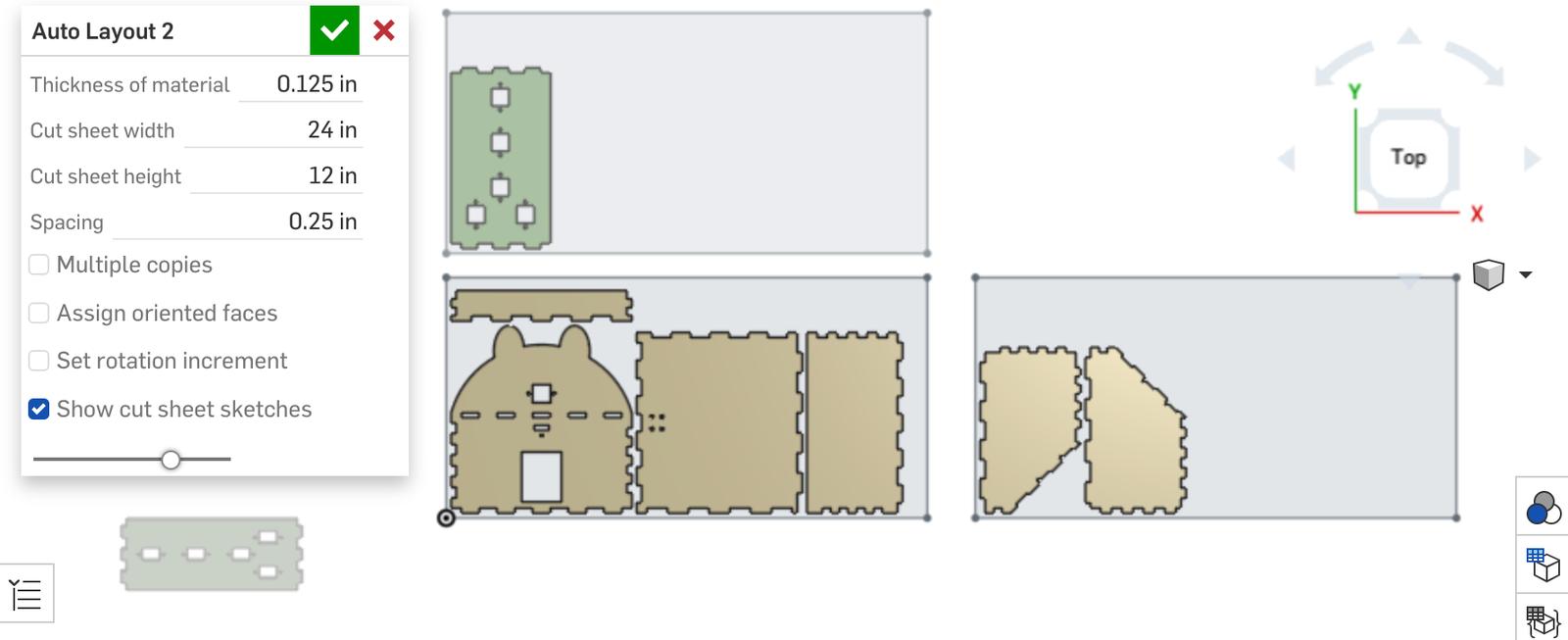 auto layout 2 settings