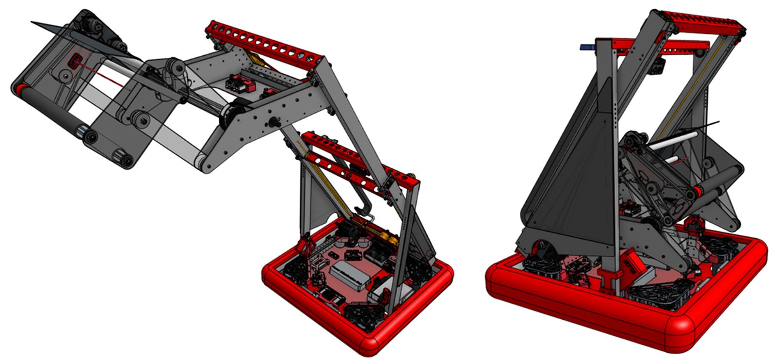 The robots modeled in Onshape