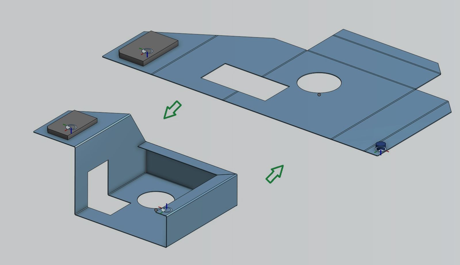 Image showing Onshape CAD model with an overlay.