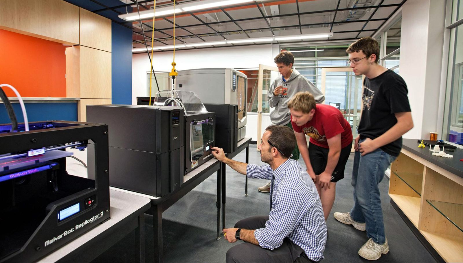 The lab on opening day