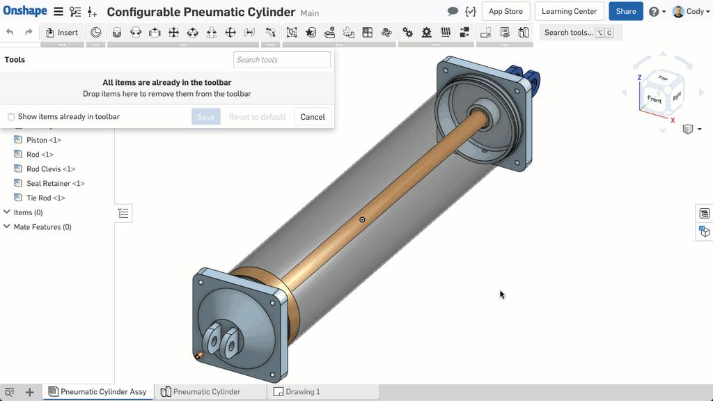 Tech Tip: Customizing Your Onshape Toolbar