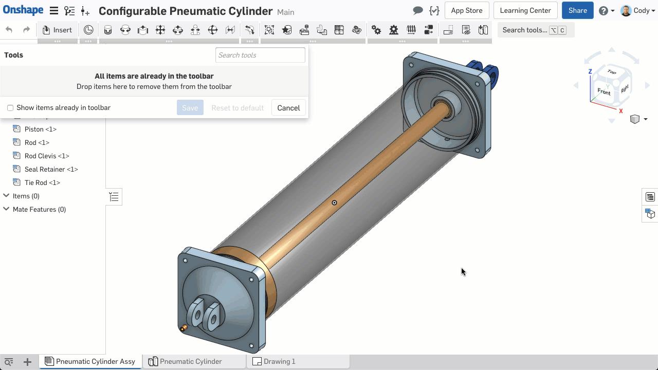 Tech Tip: Customizing Your Onshape Toolbar