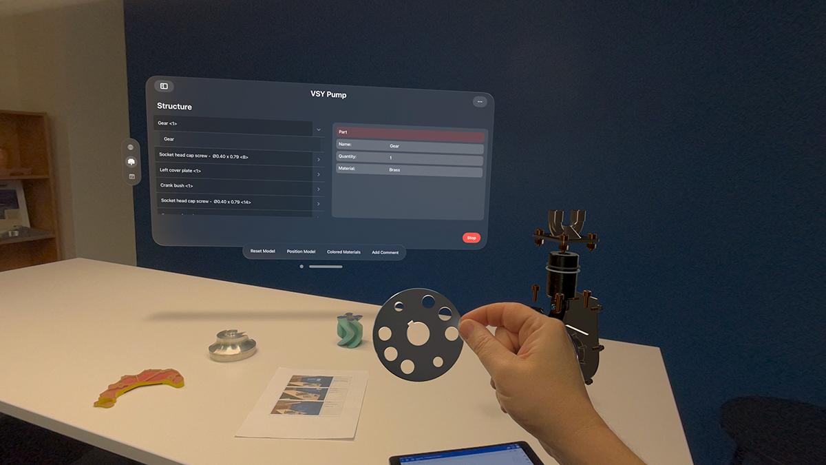 Spatial Computing with Apple Vision Pro - Onshape