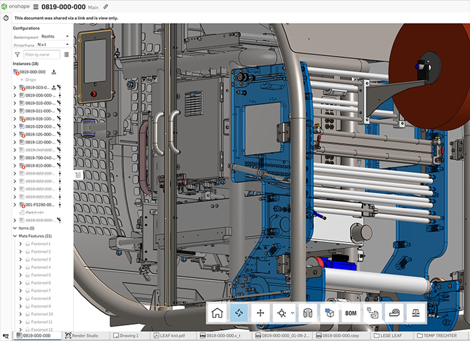 As a cloud-native SaaS platform, Onshape requires no downloads, installation or upgrades. Users are automatically on the latest software version everytime they log on.