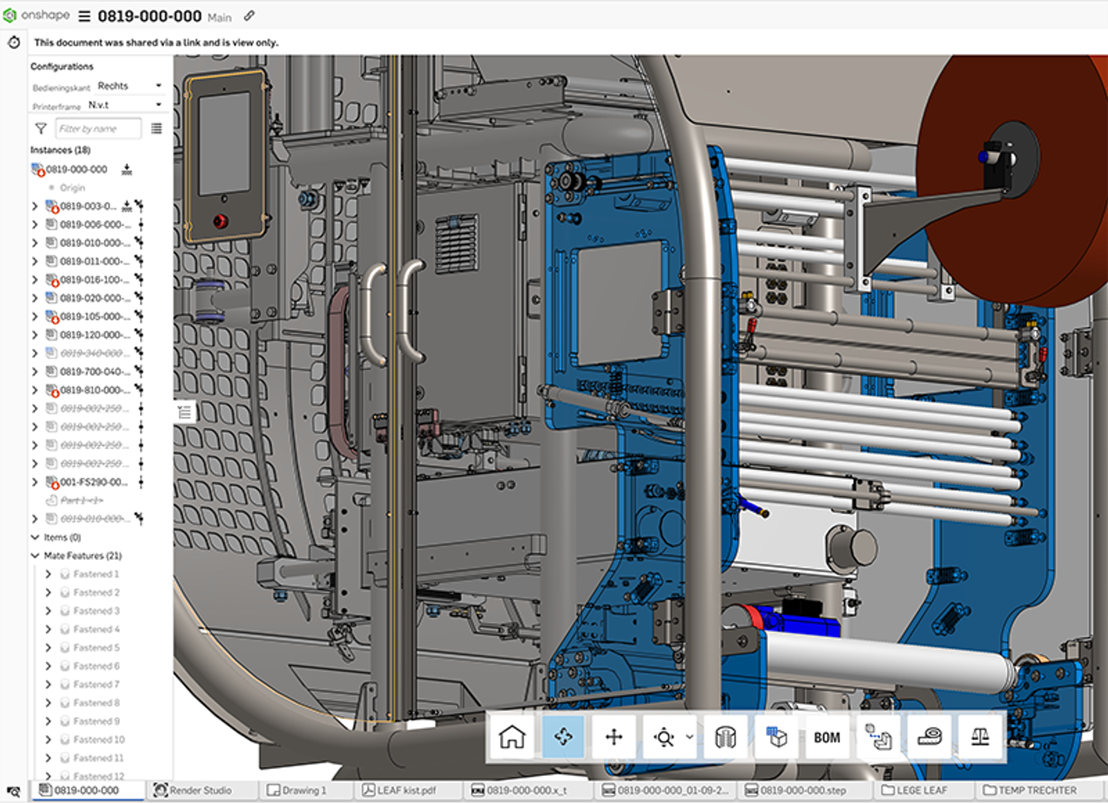As a cloud-native SaaS platform, Onshape requires no downloads, installation or upgrades. Users are automatically on the latest software version everytime they log on.