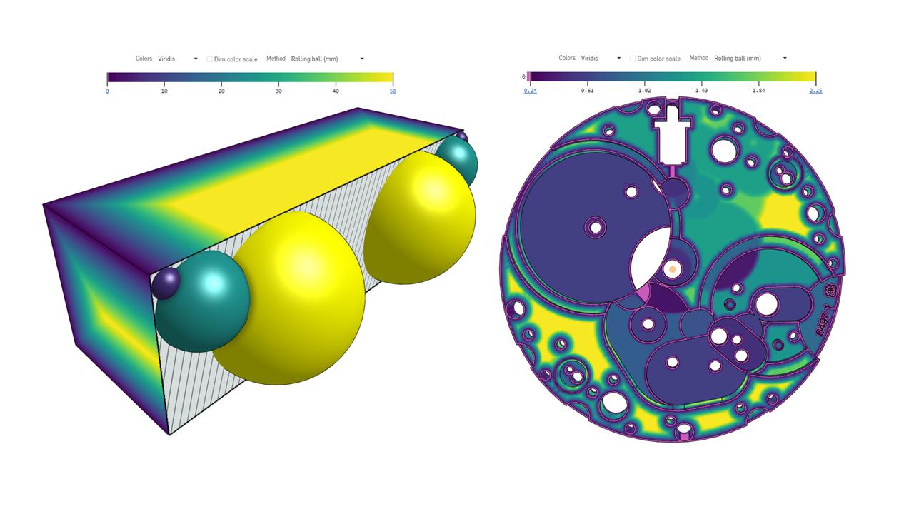 Thickness Graph Create Thickness Analysis - Onshape