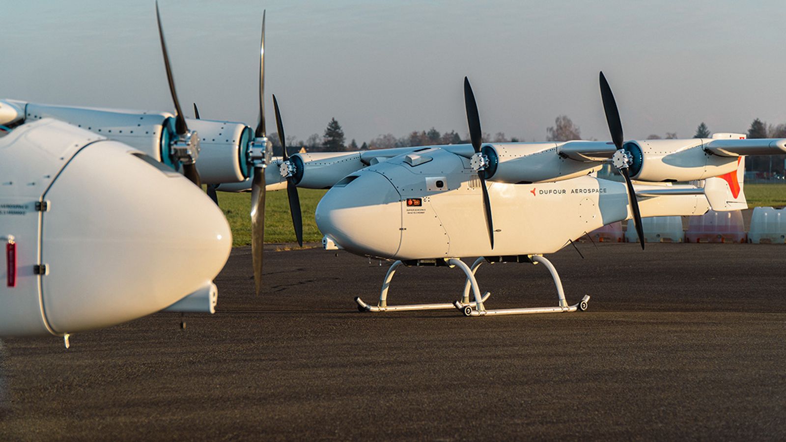 Dufour Aerospace’s long-range hybrid-electric uncrewed drones are capable of flying hundreds of kilometers while carrying substantial payloads.