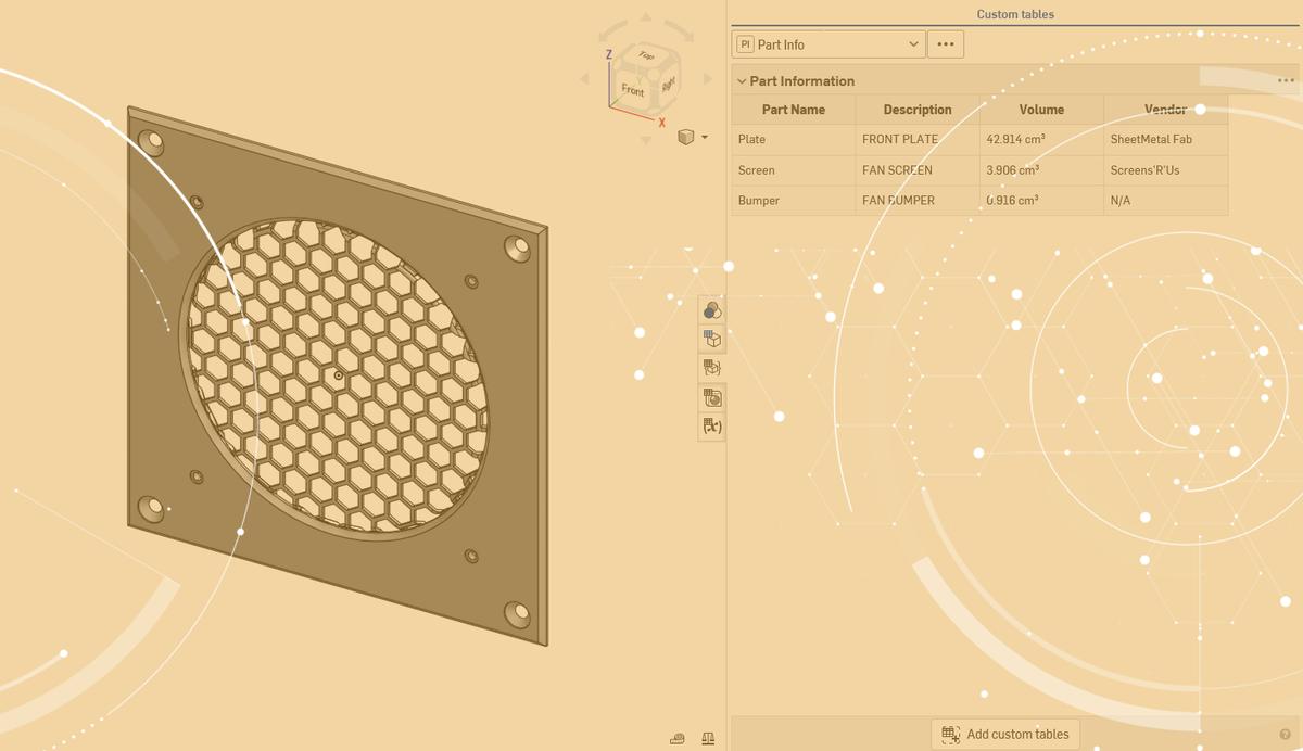 Tech Tip: How to Build a Custom Table Using FeatureScript