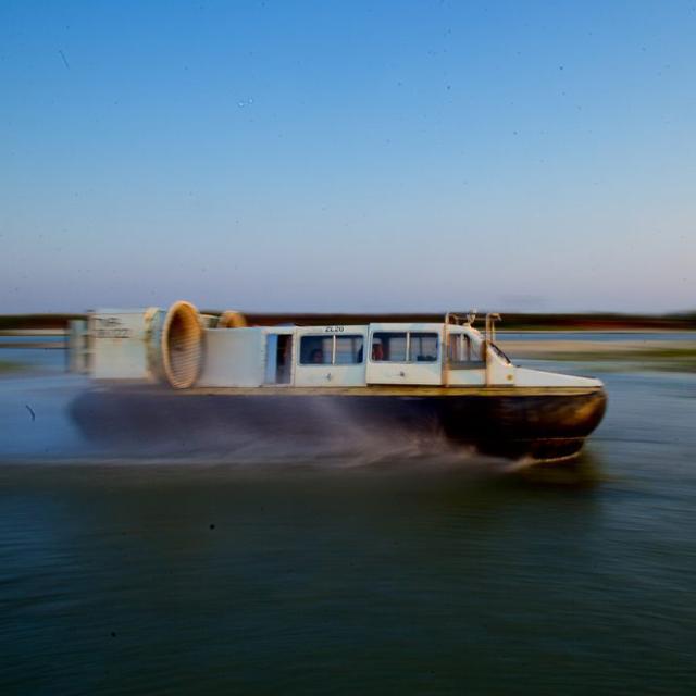 Hoveraid boat on the water