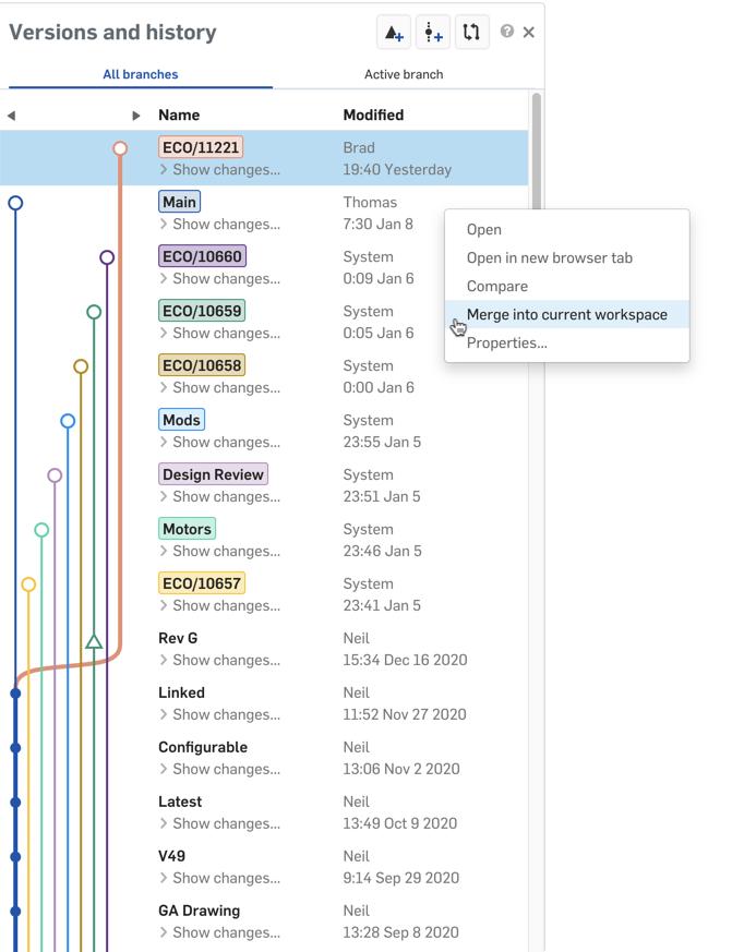 Branching and Merging