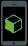 icon showing mobile phone with green cube.