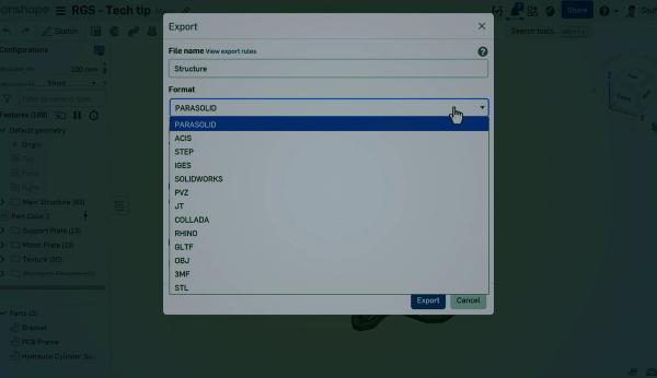How to Import and Export with Onshape