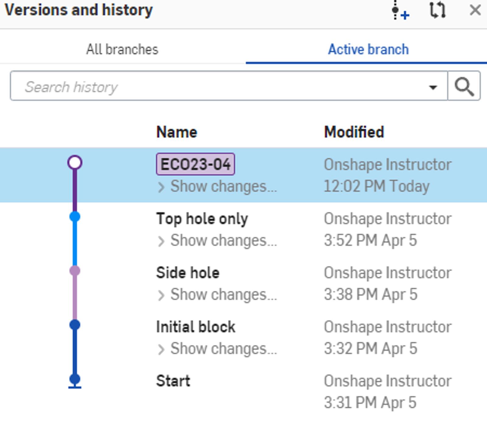 branching and merging 