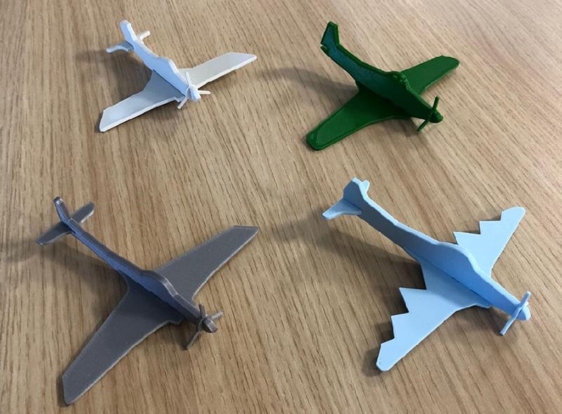 3d printed mini planes