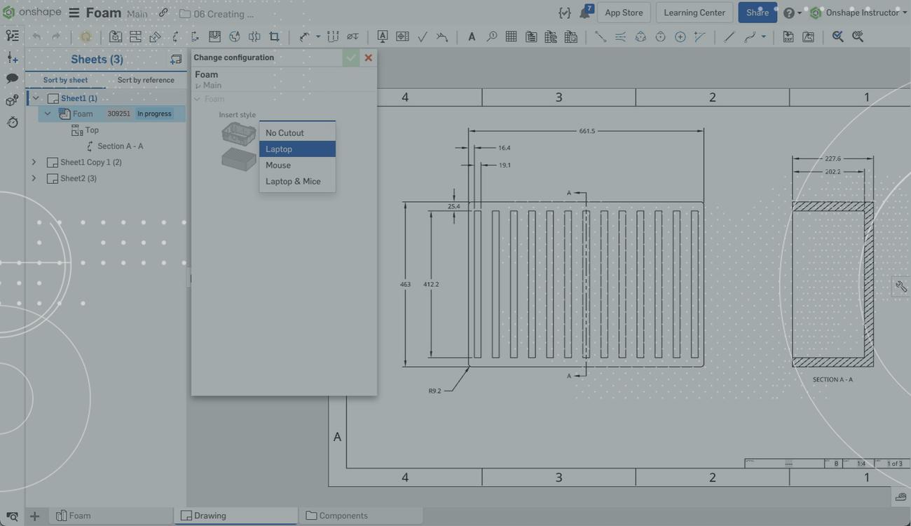 Tech Tip: How to Create an Onshape Drawing Using Configurations