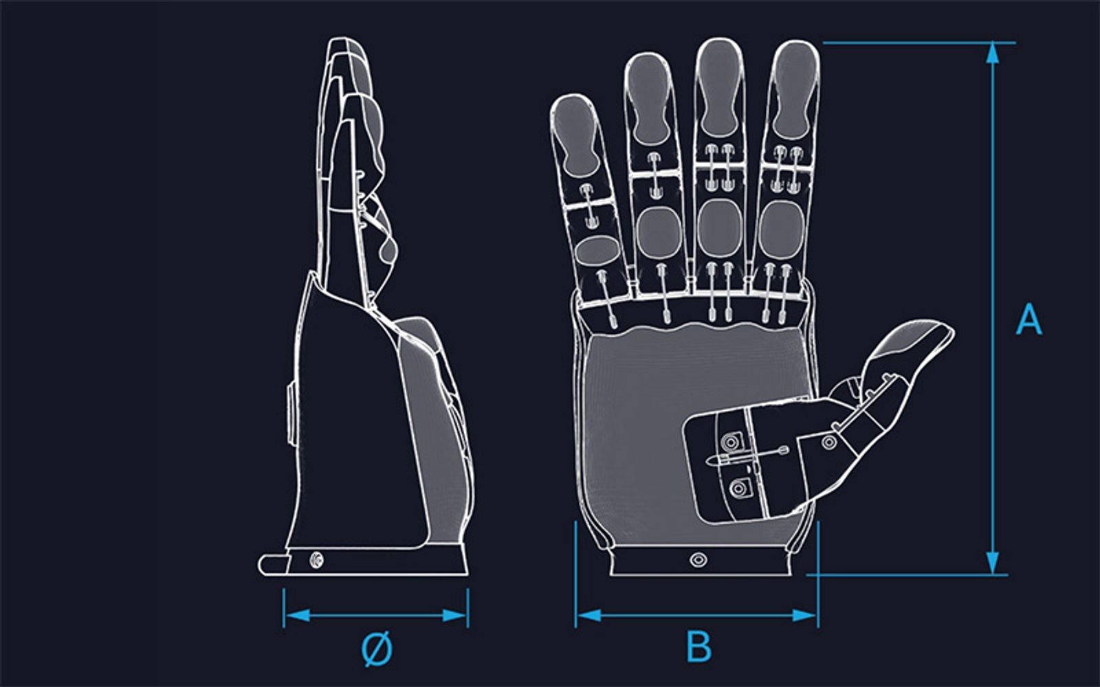 Configuration of Open Bionics' Hero Arm