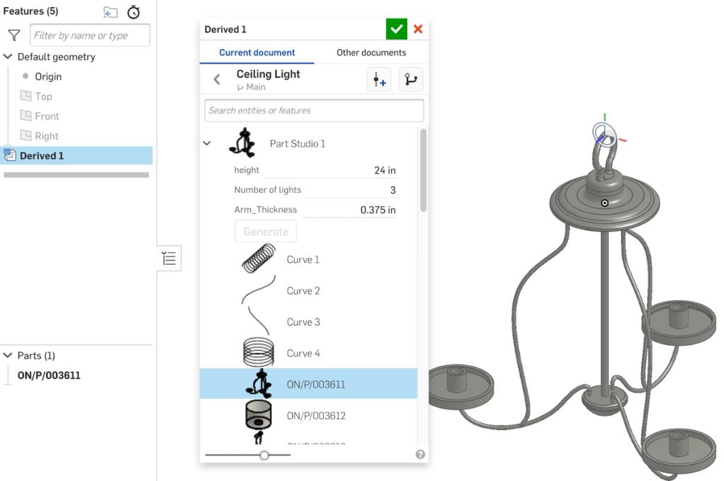 Tech Tip: How to Configure Derived Features in Onshape