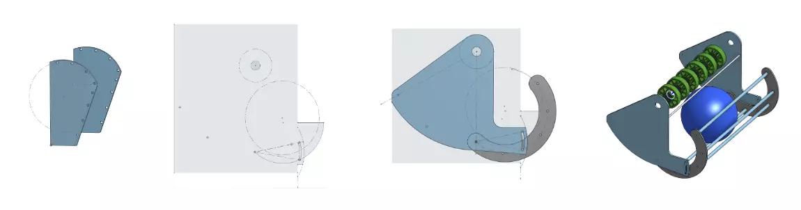 A catch and shoot mechanism