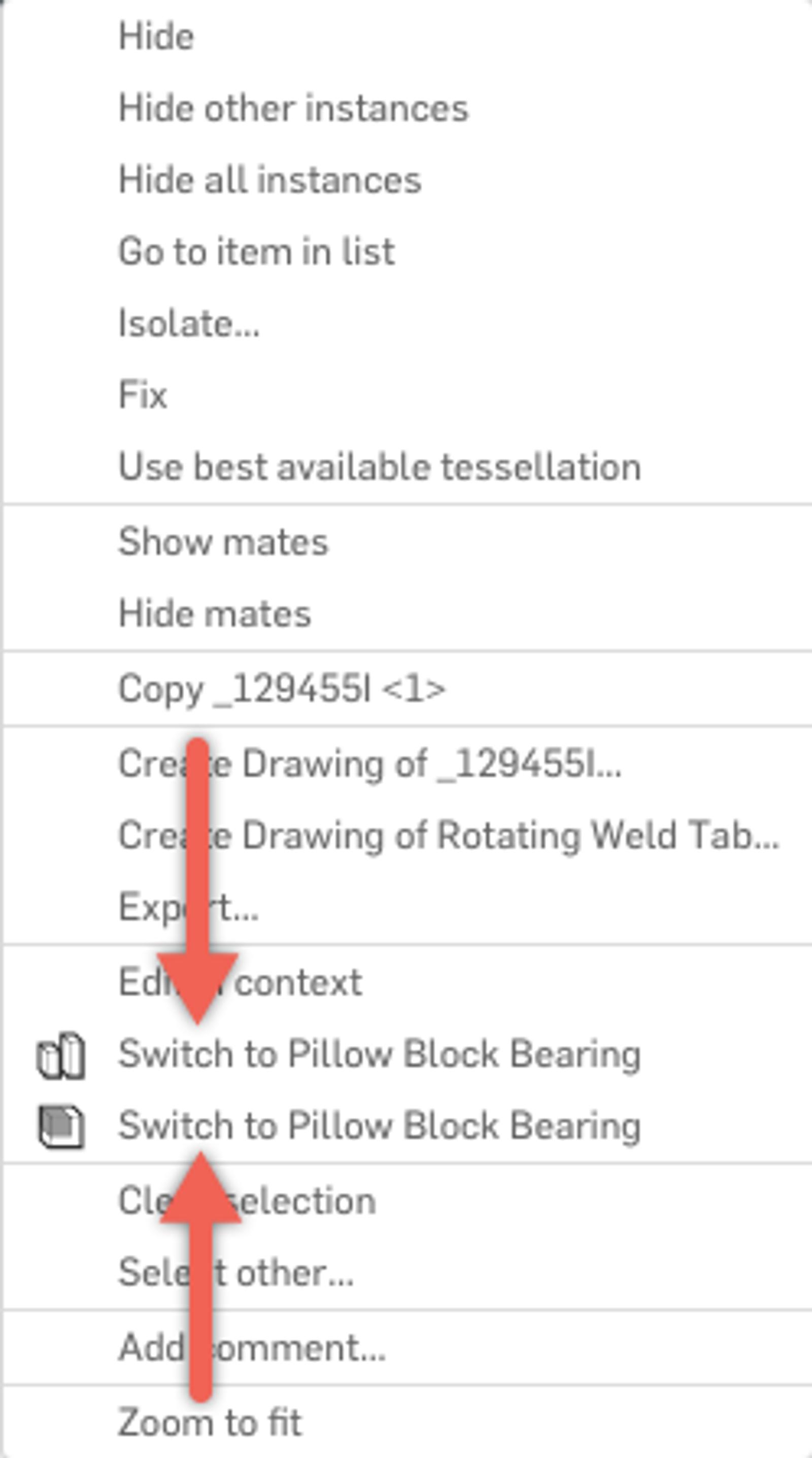 Switch To Dialog Onshape