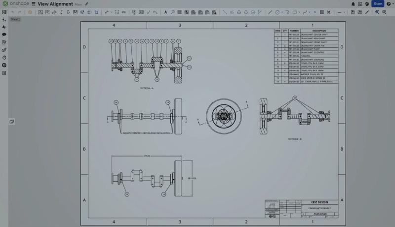 Drawing Using Alignment How to Align Views in Drawings
