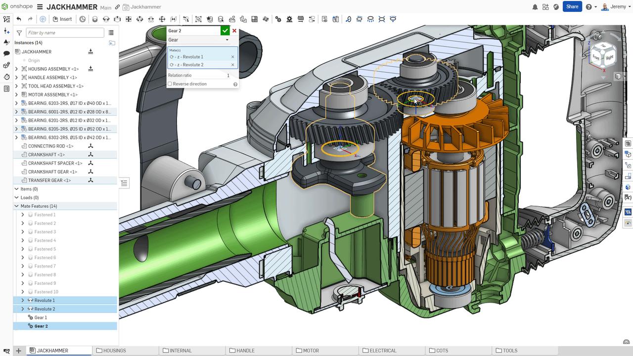 Onshape Support Tree Build Assemblies Faster with Onshape Mates