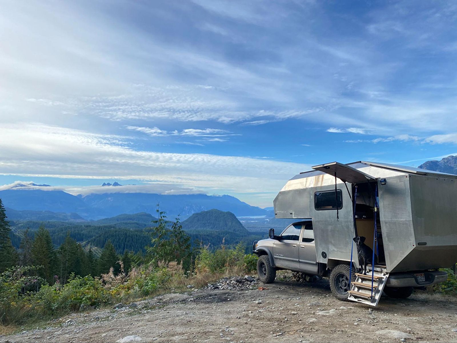 The camper in Canada
