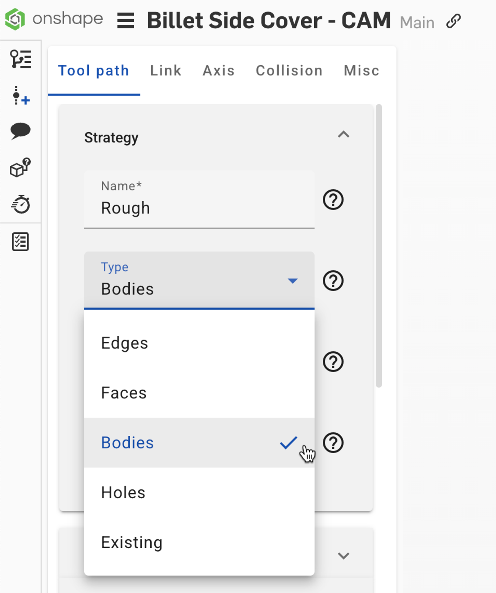 Select Bodies from Type