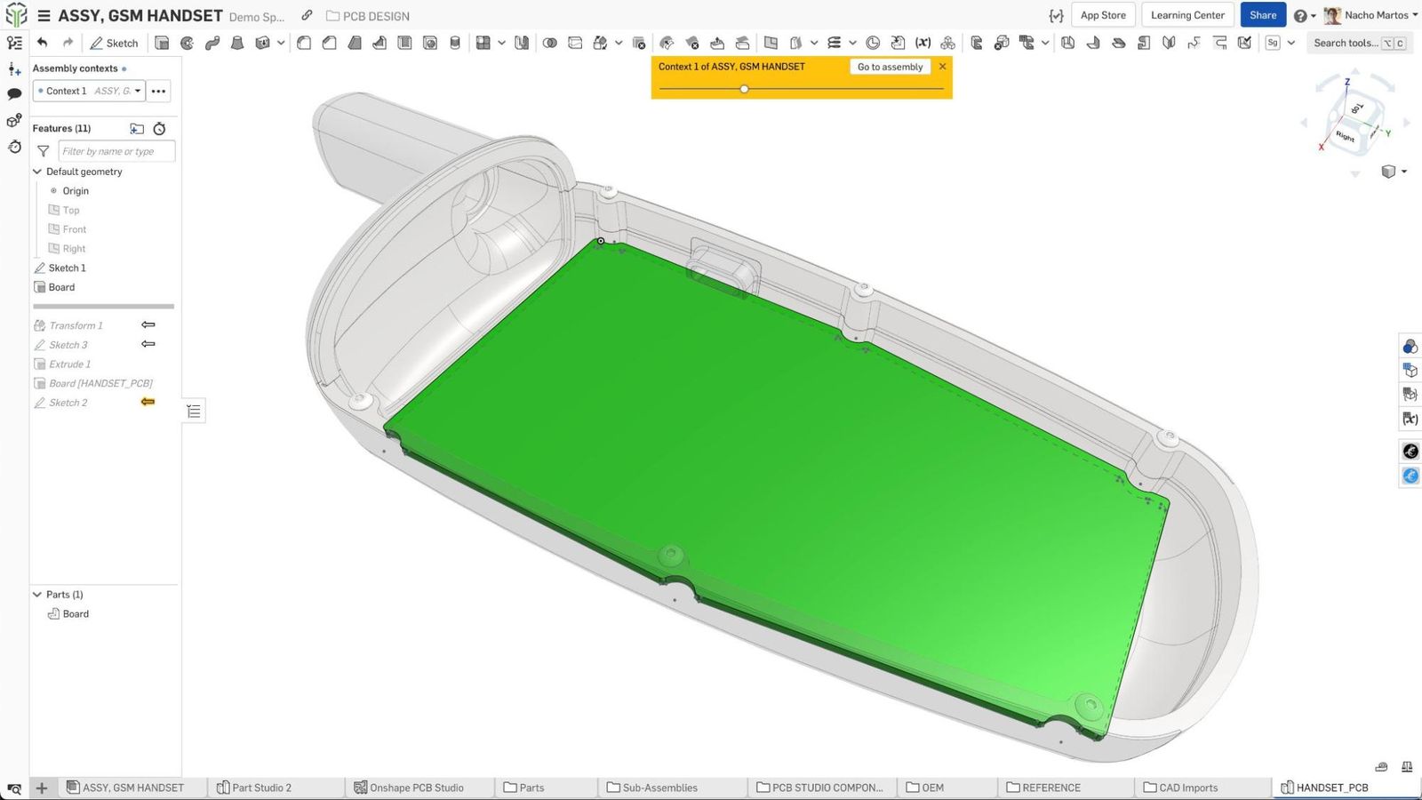 board in part studio 