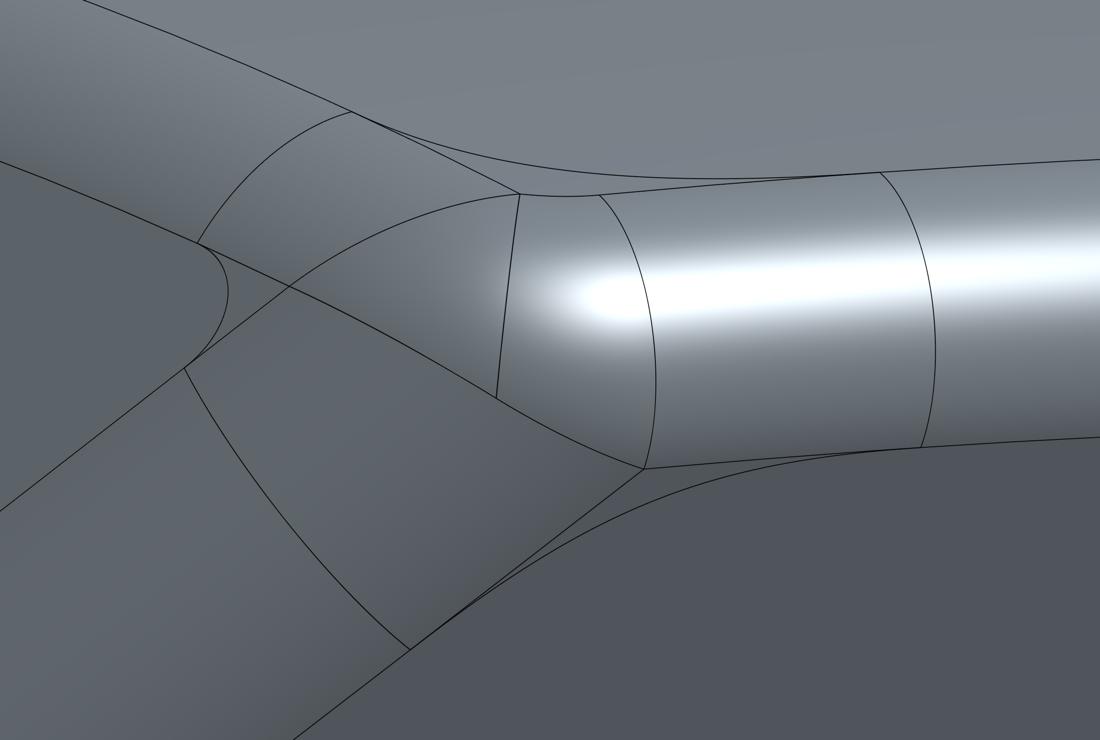 After all faces are split