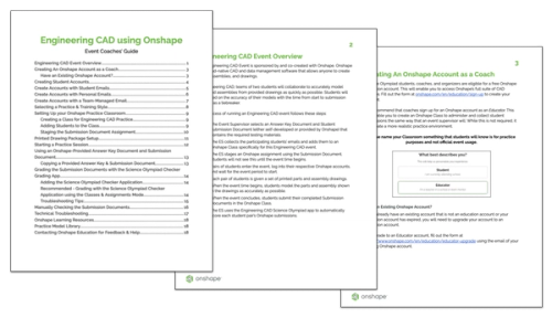 Science Olympiad Engineering CAD Coaches' Guide