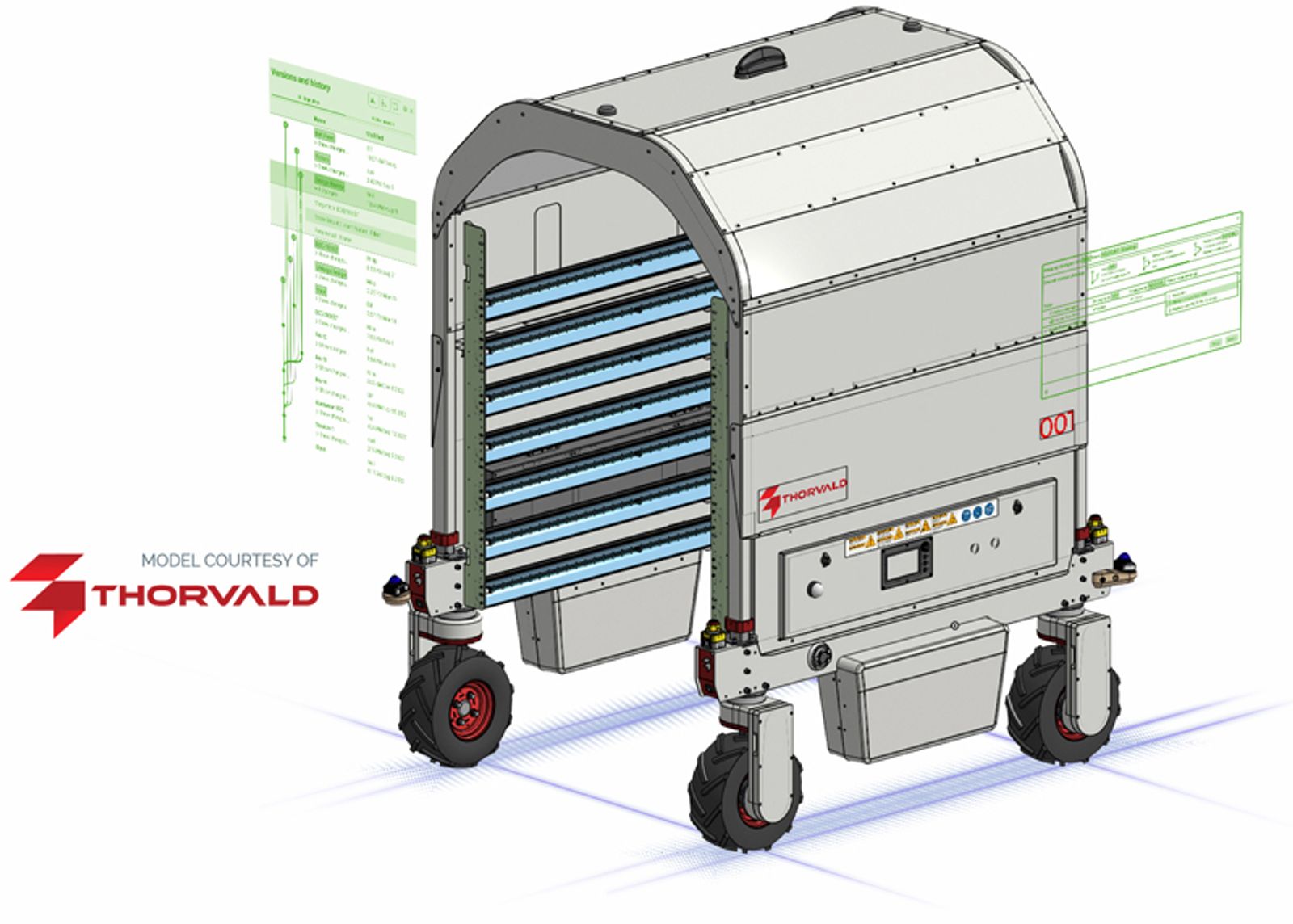 Saga Robotics Model Courtest of Thorvald