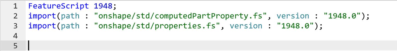 creating a featurescript