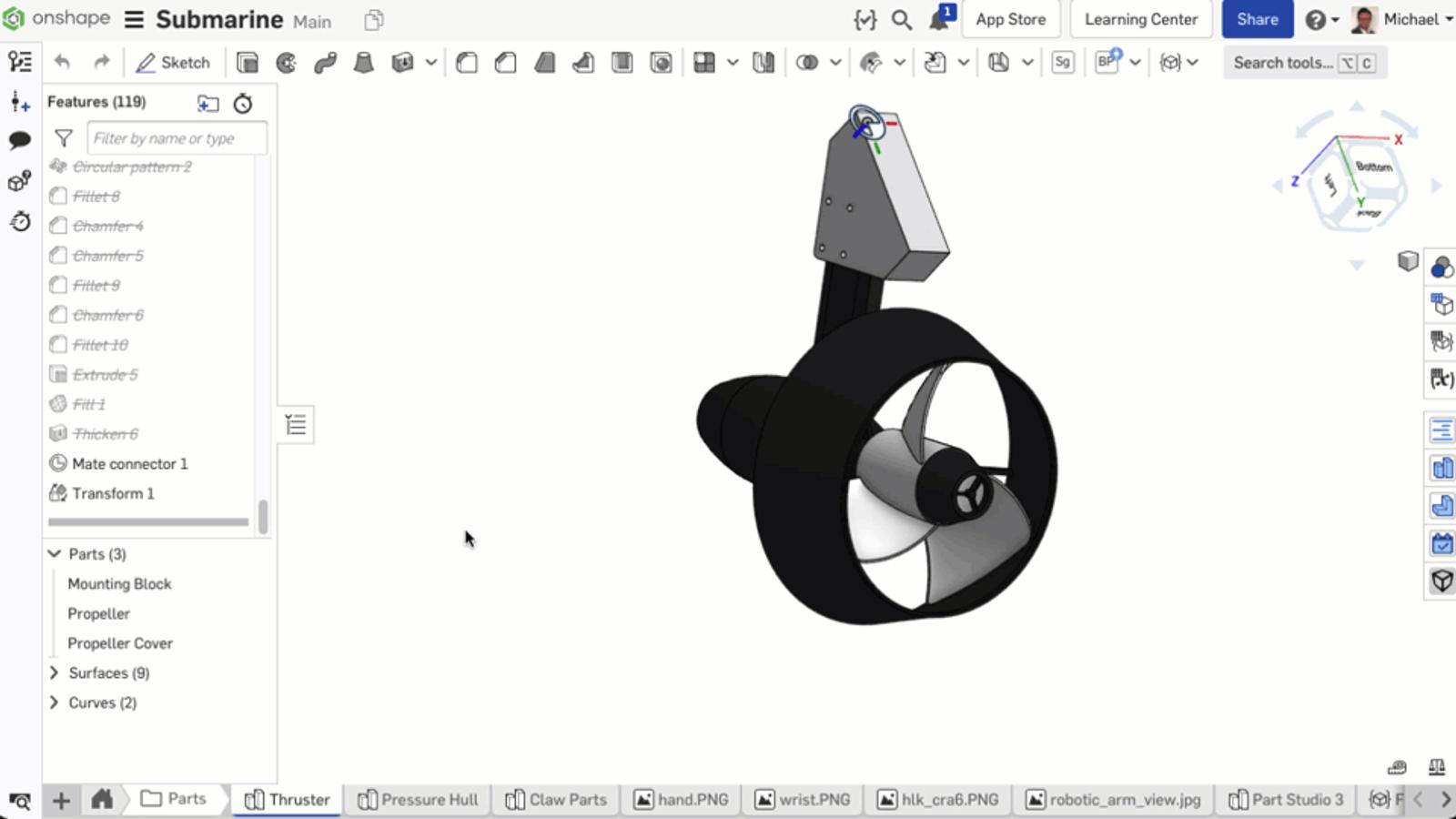 Create a part studio