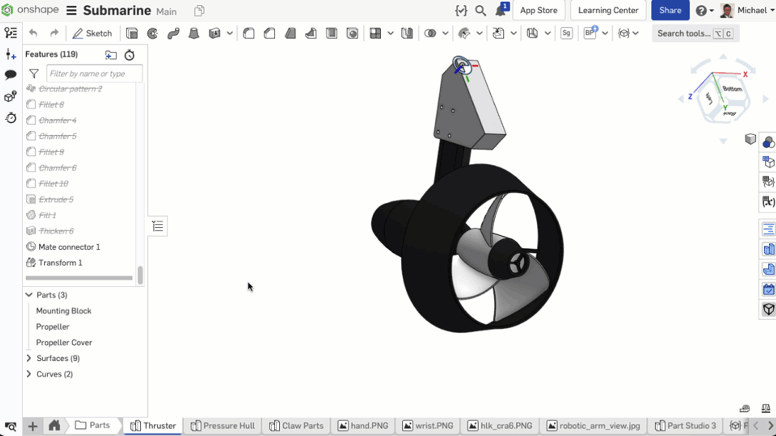 Create a part studio