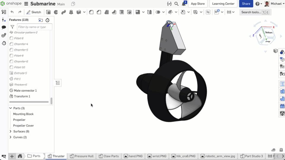 Create a part studio