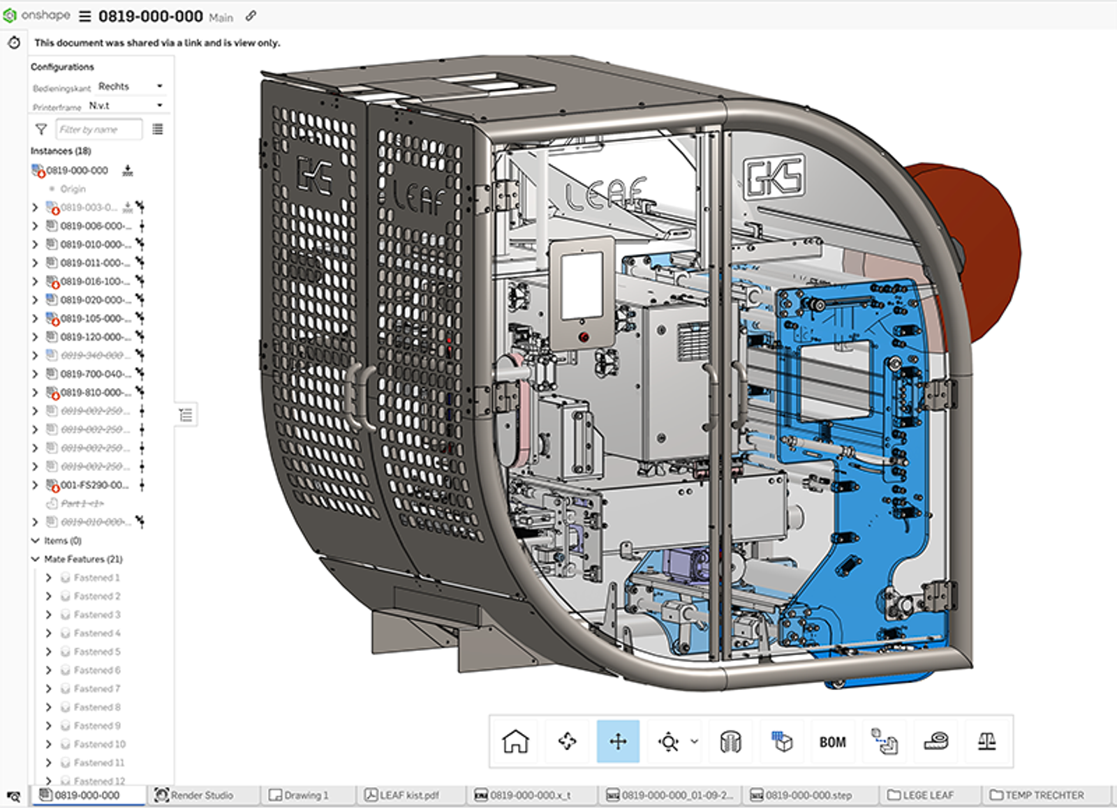 To streamline its modular machine designs, GKS Packaging chose Onshape, the only cloud‑native CAD platform with built‑in PDM and real‑time collaboration tools.