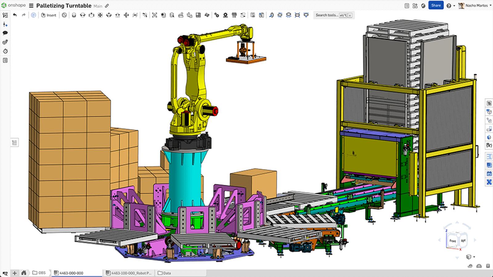 Alternative Engineering turntable design in Onshape