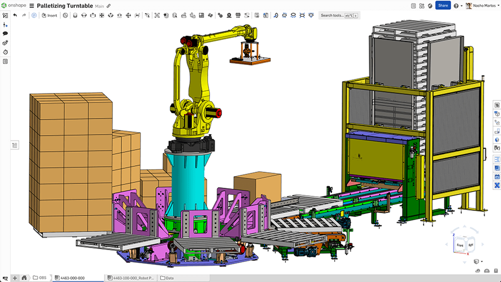 Alternative Engineering turntable design in Onshape