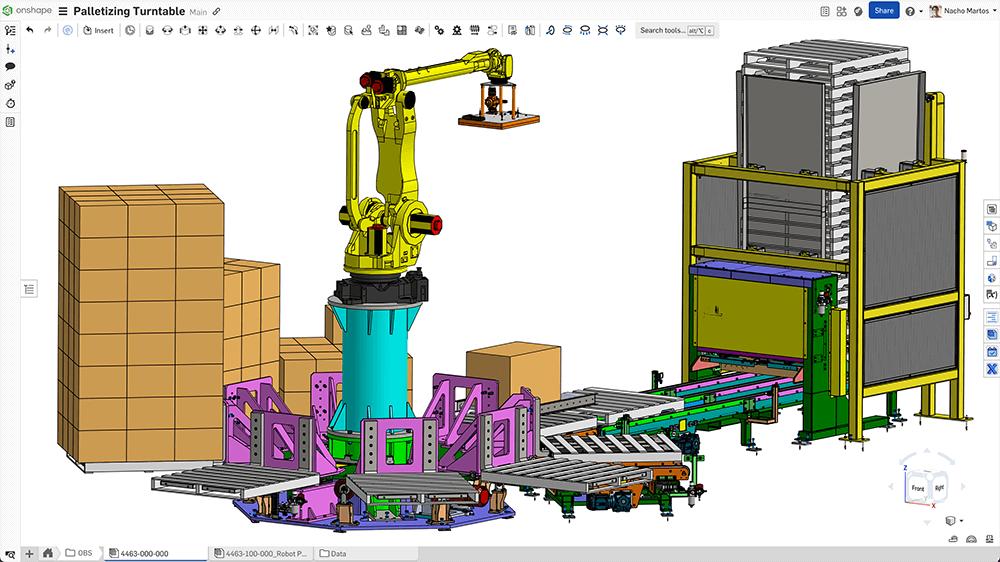 Alternative Engineering turntable design in Onshape