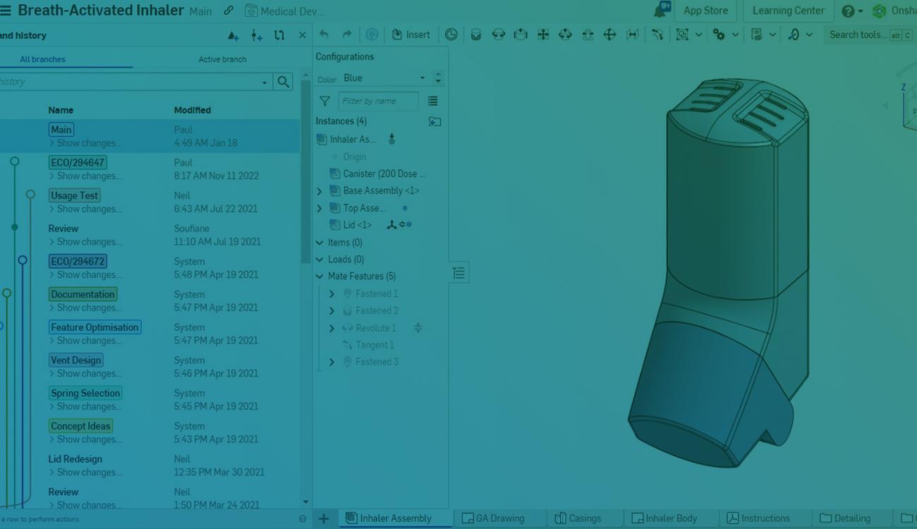 Onshape Support Tree Tech Tip: How to Filter Multiple Branches in an Onshape Document
