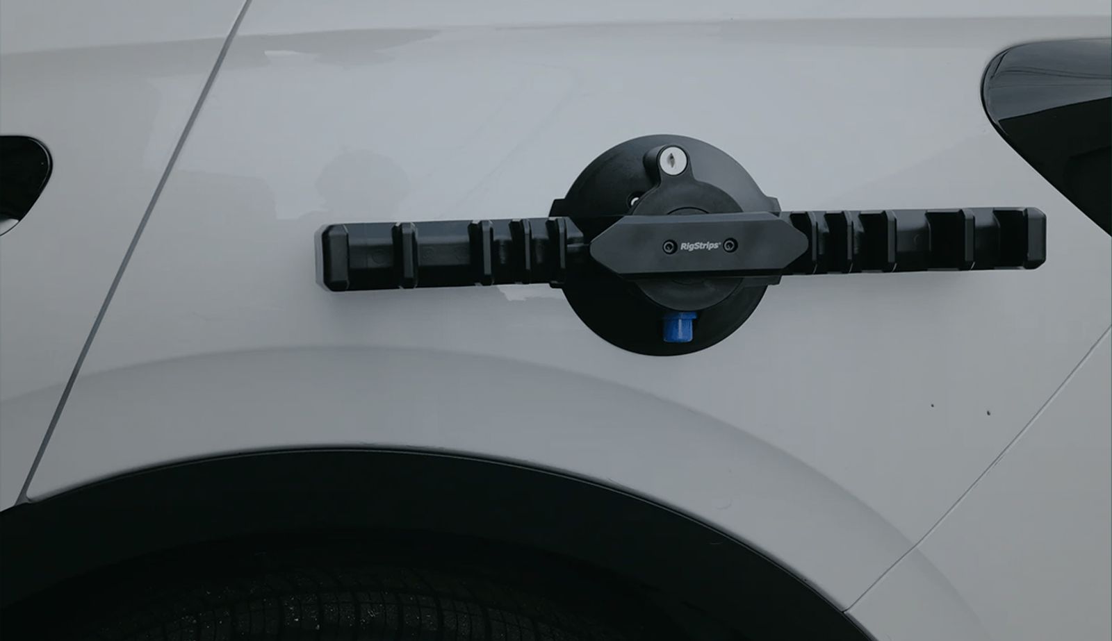 Customer image with an overlay by RigStrips showing their product in use.